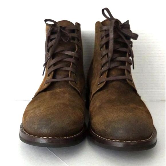 Thursday Boot Co President Mens Lace Up Ankle Boots Sz 11 Mocha Suede Plain Toe main image 6